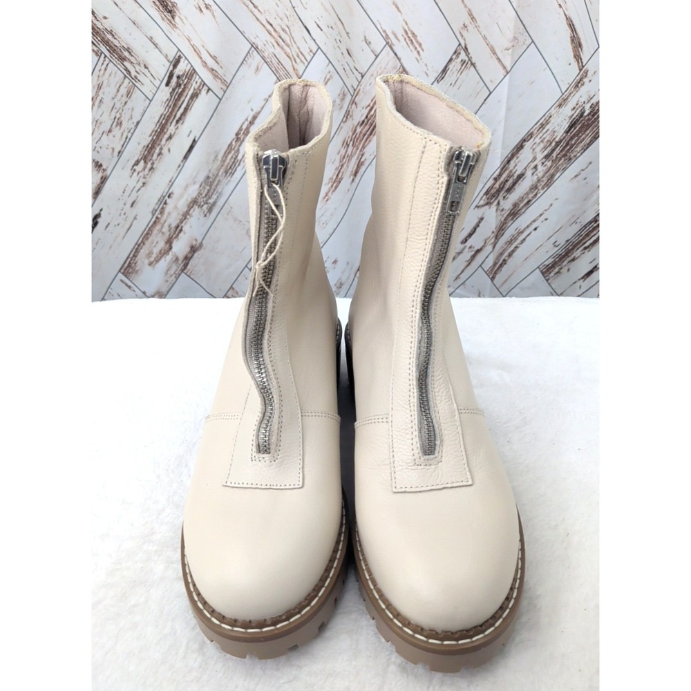 Bertuchi Moto Lug Sole Boots with Zipper‎
